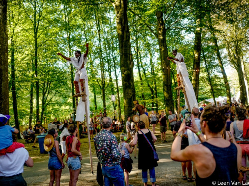 Op het festivalterrein